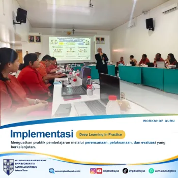 Guru SMP dan SMA Budhaya Santo Agustinus Ikuti Workshop Pemb