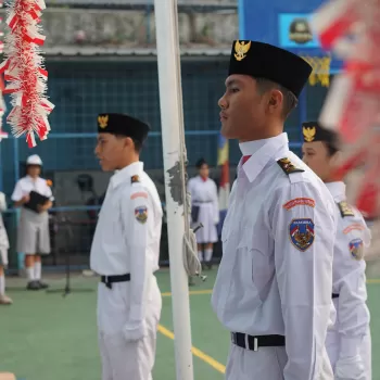 Upacara Bendera HUT ke-81 Kemerdekaan Republik Indonesia di 