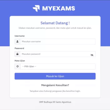 SMP Budhaya III Mulai Uji Coba Sistem Computer Based Test (C
