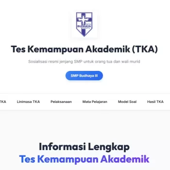 Sosialisasi TKA Kelas IX Dilaksanakan Secara Daring
