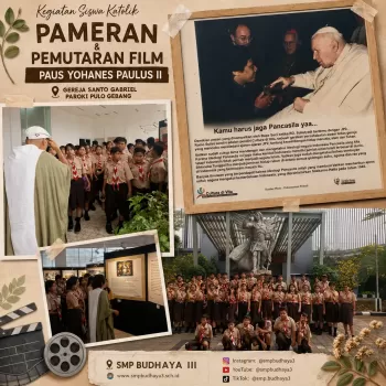 Siswa SMP Budhaya III Santo Agustinus Mengikuti Pameran dan 
